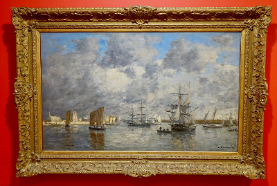 Port de Carmaret (1872) Louis-Eugène BOUDIN ANGERS - Musée des Beaux-Arts