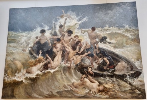 La lutte pour la vie (1893) - Henry-Eugène DELACROIX - CLERMONT-FERRAND - Musée Roger-Quilliot