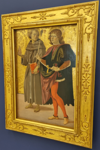 Saint Sébastien et un saint franciscain (1473)
