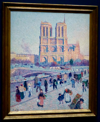 Le quai Saint-Michel et Notre-Dame (1901) - Maximilien Luce